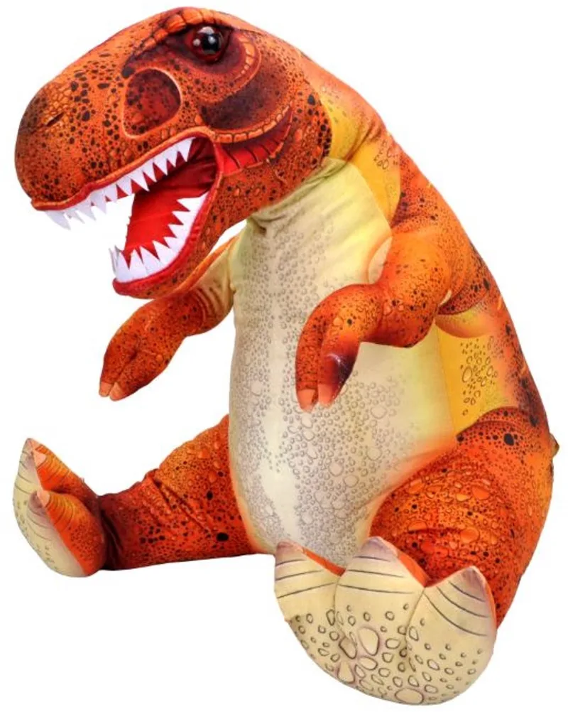 Knuffel T-rex Junior 58 Cm Pluche von Wild Republic in Orange – Produktfoto