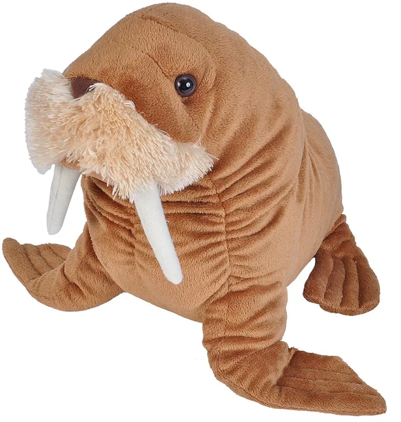 knuffel Walrus - pluche - bruin - 30 cm - zeedieren - knuffeldier by Wild Republic in Multicolour – product photo