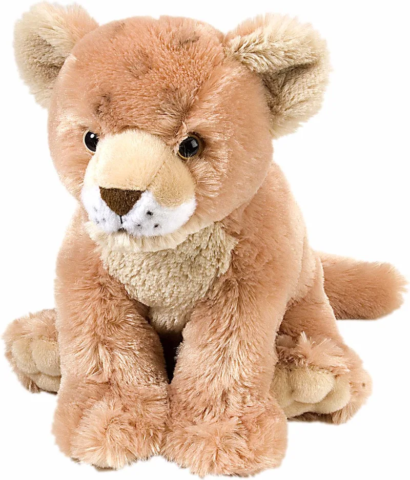 Leeuwen welpje knuffel - beige - 30 cm - pluche de Wild Republic en Lichtbruin – photo produit