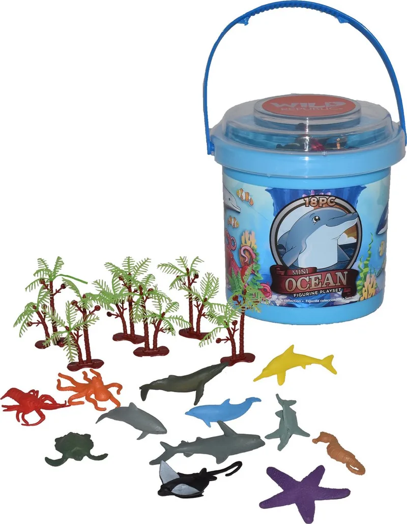 Mini-speelset Ocean Junior 18-delig fra Wild Republic i Flerfarvet – produktbillede