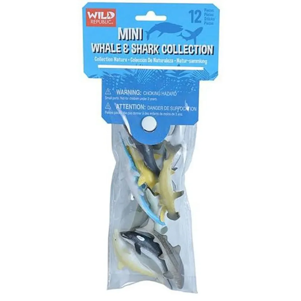 Mini Walvis En Haai Figuren Collectie van Wild Republic – productfoto