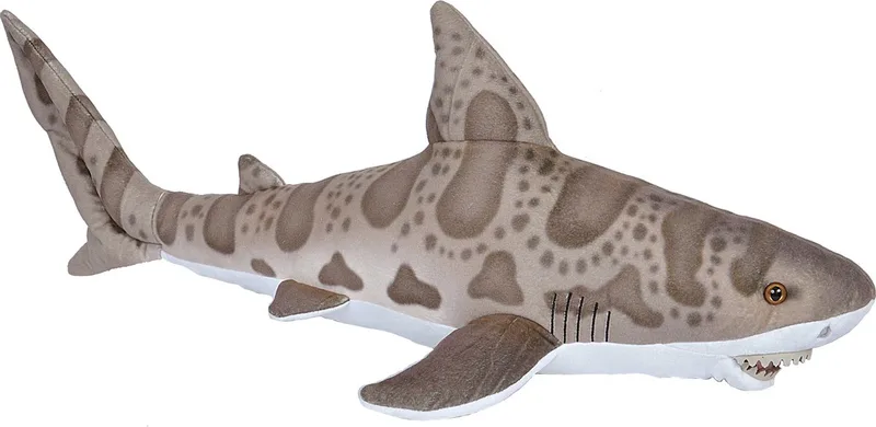 Nature Planet Knuffeldier - Luipaard haai - bruin - pluche - haaien - 70 cm by Wild Republic in Grey – product photo