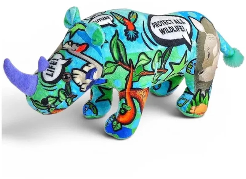 Neushoorn - knuffel från Wild Republic i Flerfärgad – produktbild