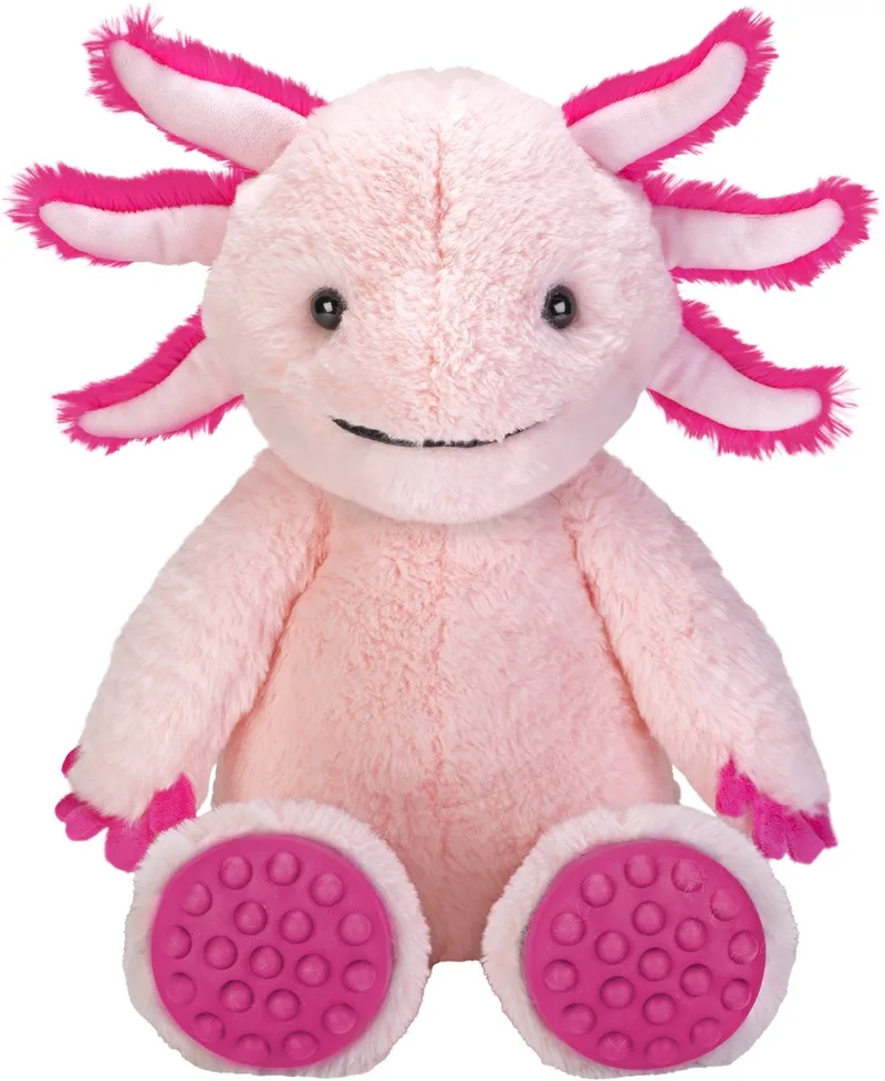 Pluche Axolotl knuffel - 35 cm - salamander - zittend - speelgoed knuffeldieren by Wild Republic in Pink – product photo
