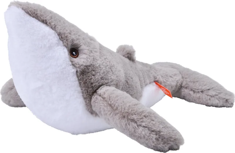 pluche bultrug walvis - Eco-kins - 30 cm - knuffel waterdier van Wild Republic in Meerkleurig – productfoto