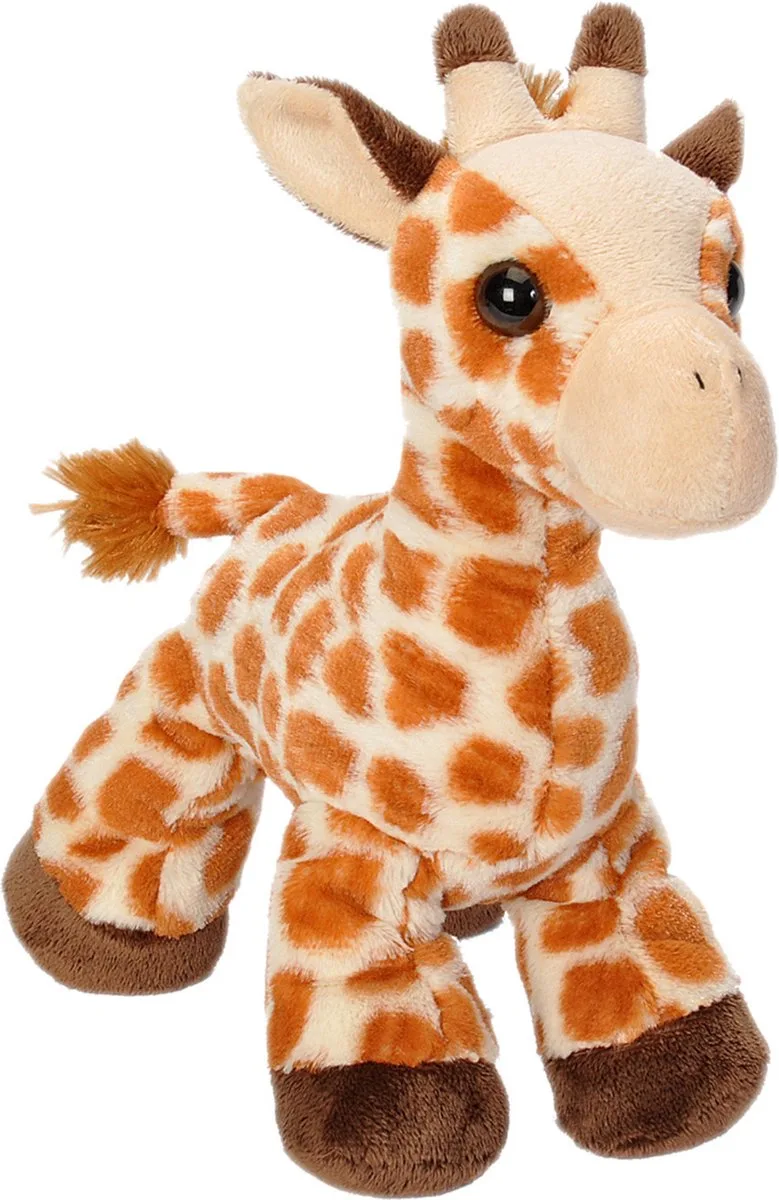 pluche dieren knuffels Giraffe - 18 cm - Knuffeldieren speelgoed by Wild Republic in Multicolour – product photo