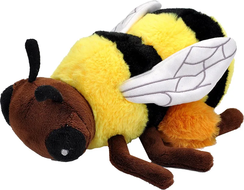 Pluche honing bij - Eco-kins knuffel van 25 cm - Gerecycled materiaal by Wild Republic in Multicolour – product photo