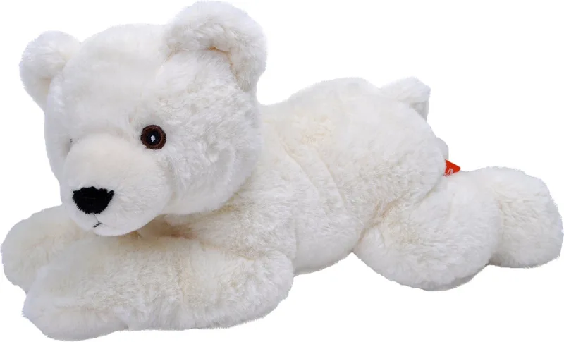 pluche knuffel dier ijsbeer - 30 cm - Wildlife speelgoed knuffelbeesten fra Wild Republic i Hvid – produktbillede