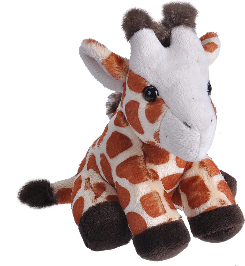 Pluche knuffel Giraffe van ongeveer 13 cm - Speelgoed knuffelbeesten by Wild Republic in Multicolour – product photo