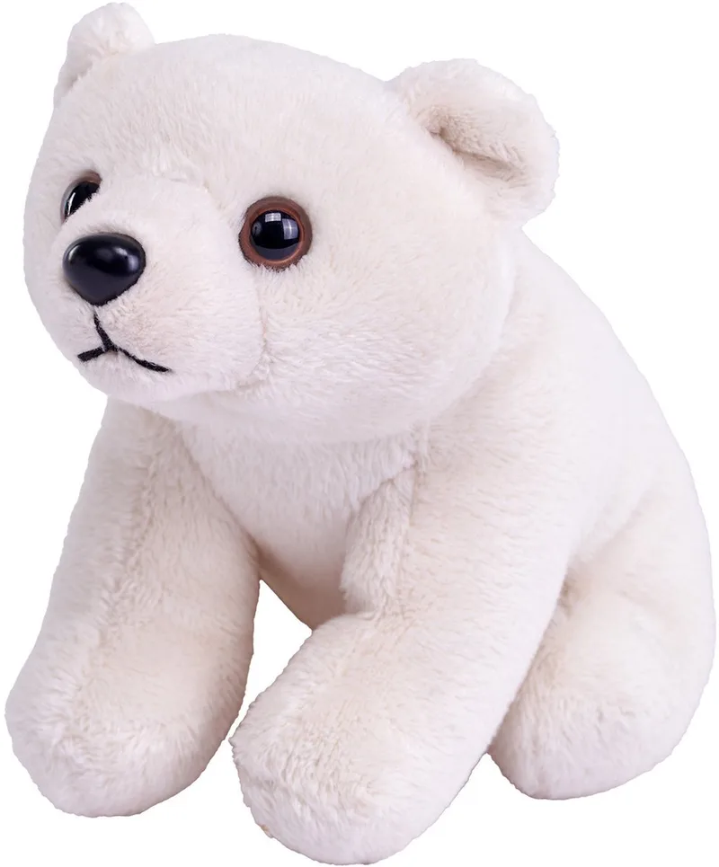 pluche knuffel ijsbeer - 13 cm - ijberen - pooldieren by Wild Republic in White – product photo
