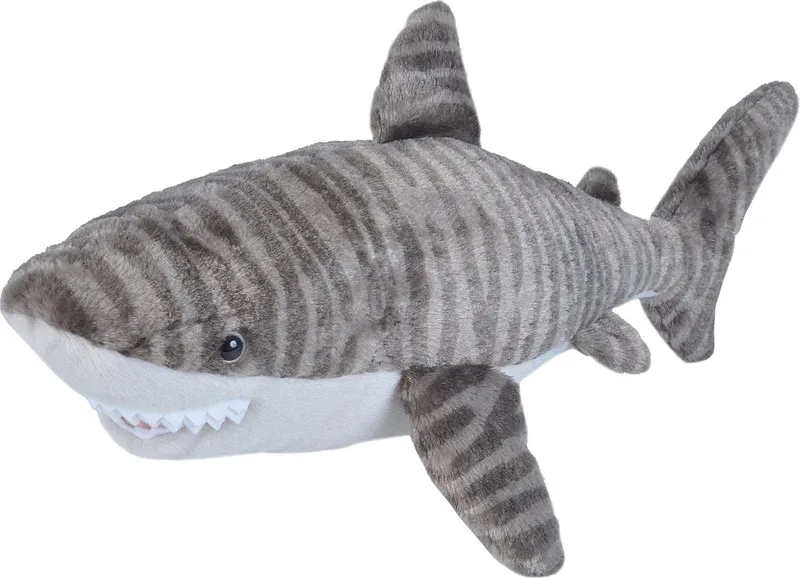 Pluche knuffel tijger haai - haaien/vissen knuffels - 38 cm by Wild Republic in Multicolour – product photo