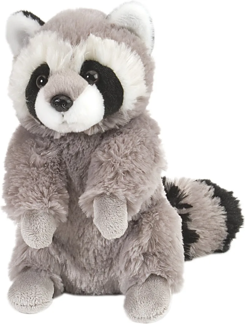 pluche knuffel wasbeer - 25 cm - Wasberen dieren knuffels von Wild Republic in Grau – Produktfoto