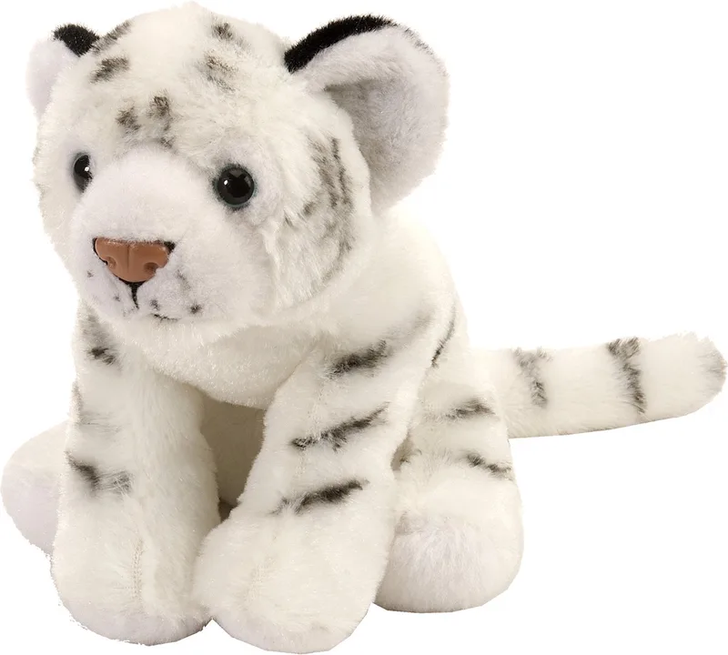 pluche knuffel witte tijger - 20 cm - gestreept - Dieren knuffels - Tijgers by Wild Republic in White – product photo