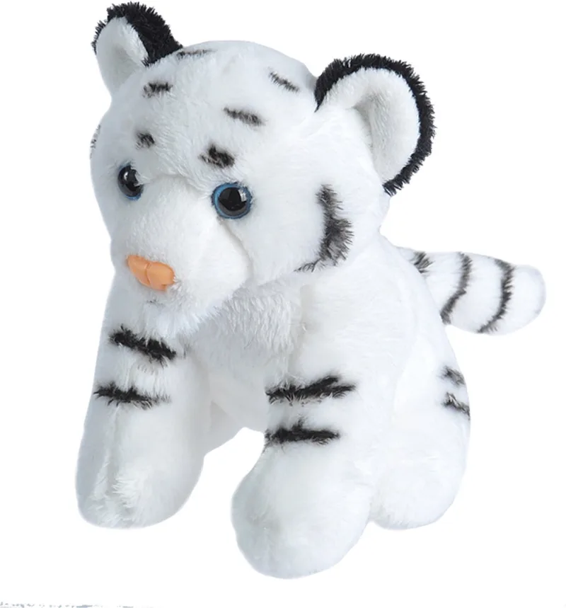 Pluche knuffel Witte Tijger - van 13 cm - Tijgers - Speelgoed knuffelbeesten by Wild Republic in White – product photo