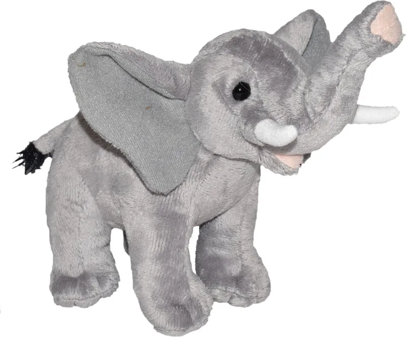 Pluche olifant - Knuffel met geluid - 20 cm - Wilde dieren by Wild Republic in Multicolour – product photo