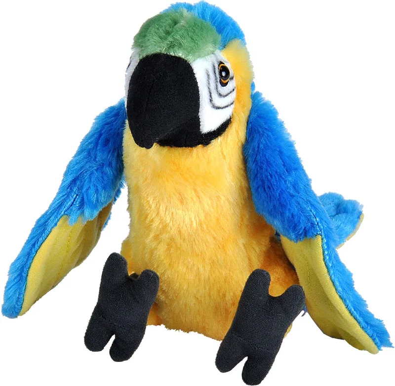 Pluche Papegaai/Ara - knuffel vogel - 20 cm - bos vogel knuffel by Wild Republic in Multicolour – product photo