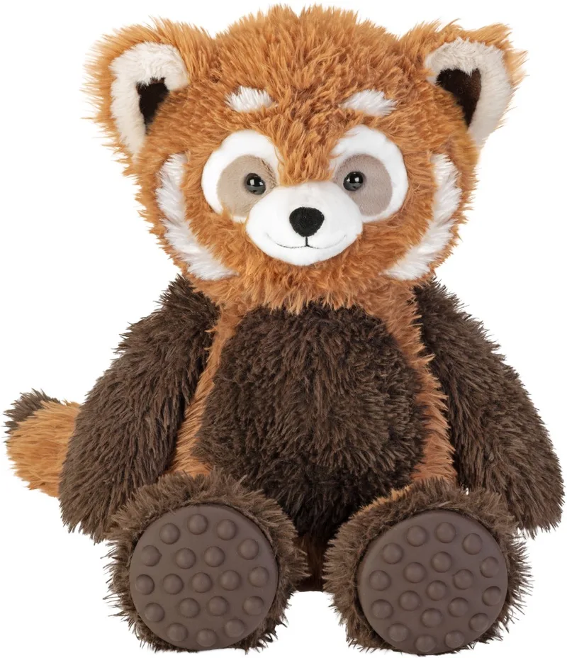 Pluche rode panda knuffel - 35 cm - zachte knuffels - bosdieren - beren knuffeldieren van Wild Republic in Rood – productfoto