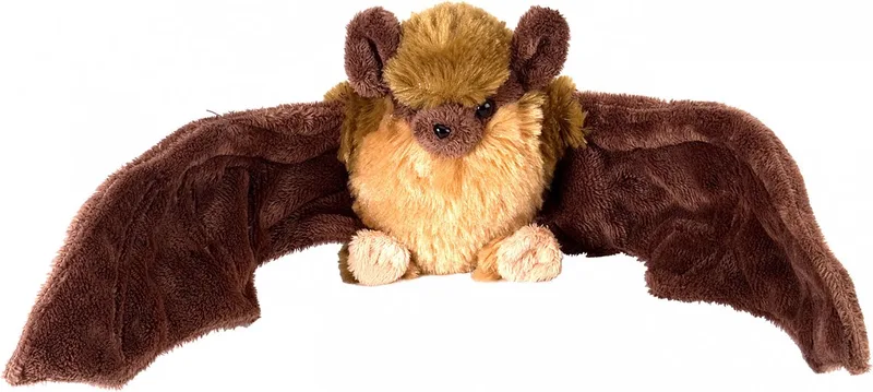 Pluche vleermuis - Bruine knuffel van 30 cm - Realistisch nachtdier by Wild Republic in Brown – product photo