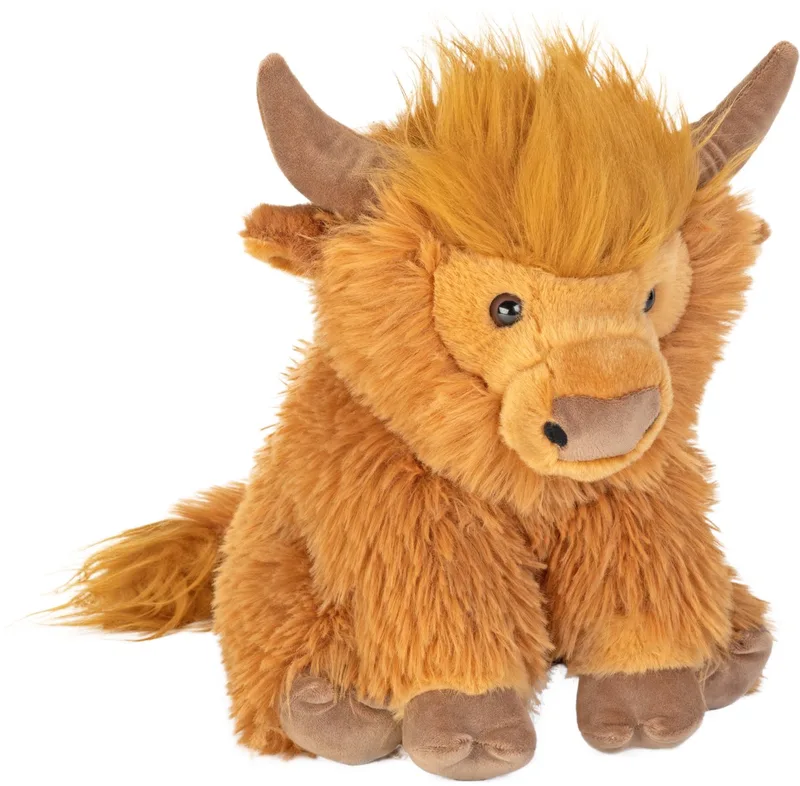 Schotse hooglander koe knuffel - pluche - 30 cm - koeienknuffel by Wild Republic in Brown – product photo