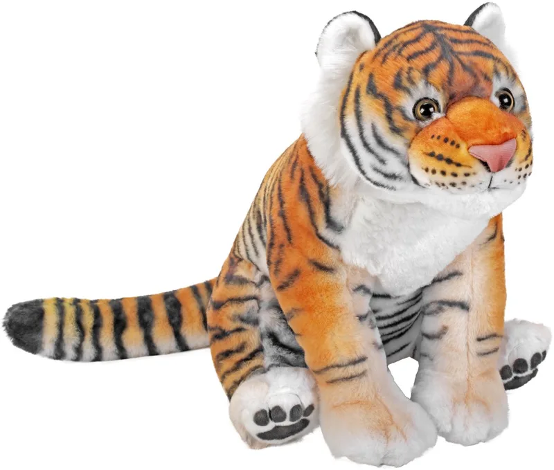 tijger knuffel - pluche - 30 cm - jungle dieren - tijgers - knuffeldieren by Wild Republic in Multicolour – product photo