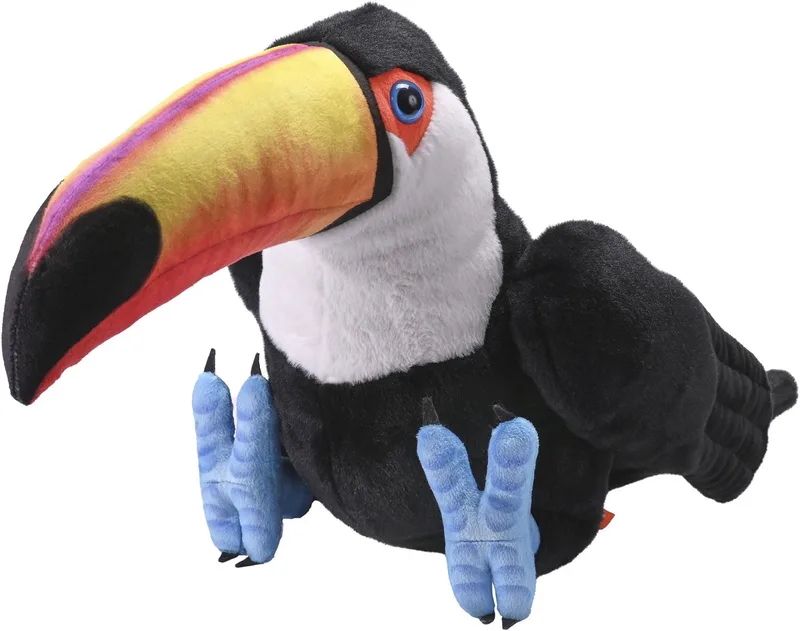 Toekan knuffel - 33 cm - Pluche - tropische vogel - dierenknuffel - vogels by Wild Republic in Multicolour – product photo