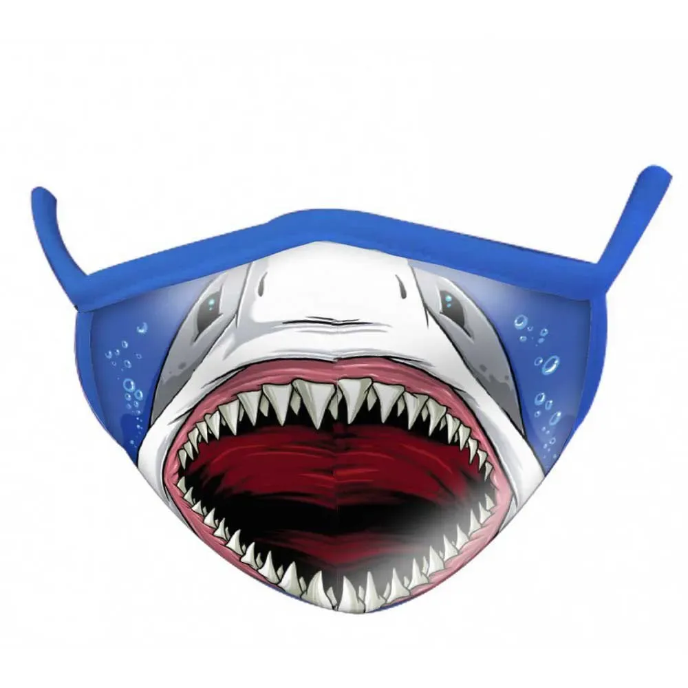 Wild Smiles Shark Mouth Mondkapje van Wild Republic – productfoto