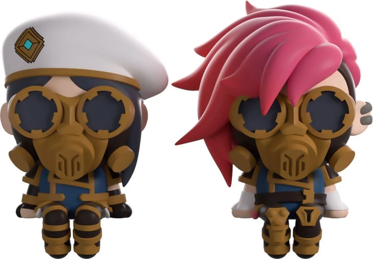 Arcane Vinyl Figuur 2-Pack Caitlyn & Vi Taskforce 7 cm Beeld van Youtooz in Meerkleurig – productfoto