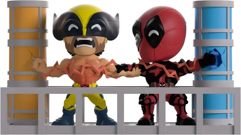 Deadpool & Wolverine Vinyl Figure Deadpool & Wolverine 11 cm Beeld van Youtooz in Meerkleurig – productfoto