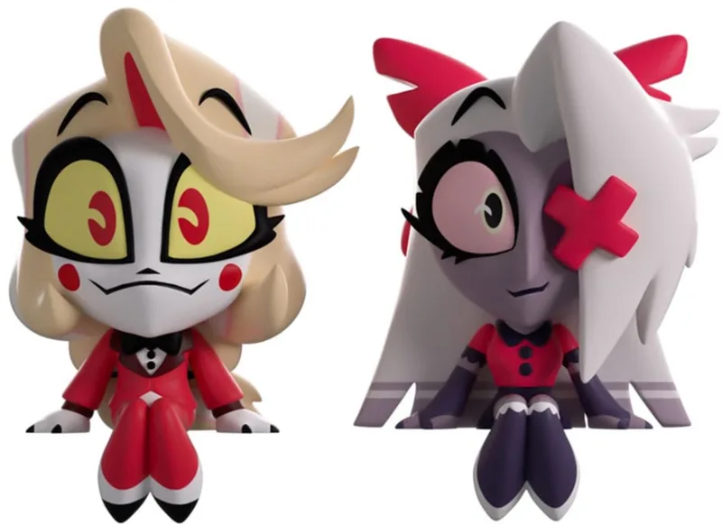 Hazbin Hotel Vinyl Figures Charlie & Vaggie Monitor Buddiez by Youtooz in Multicolour – product photo