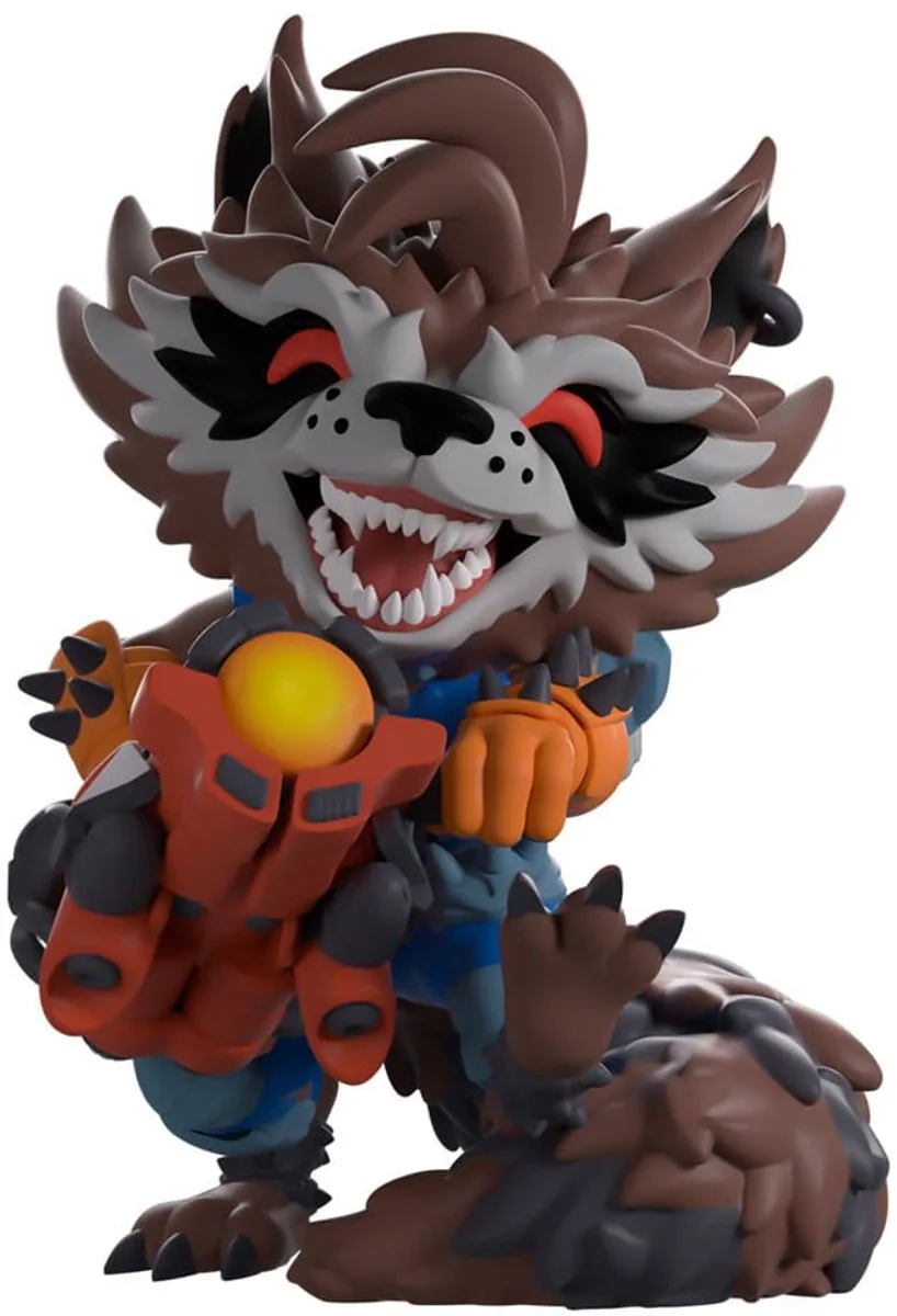 Marvel Rivals Vinyl Figure Rocket Raccoon 11 cm Beeld de Youtooz en Multicolore – photo produit