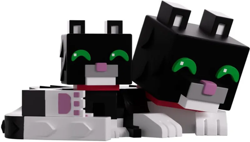 Minecraft Vinyl Figure Tuxedo Cat 6 cm Beeld van Youtooz – productfoto