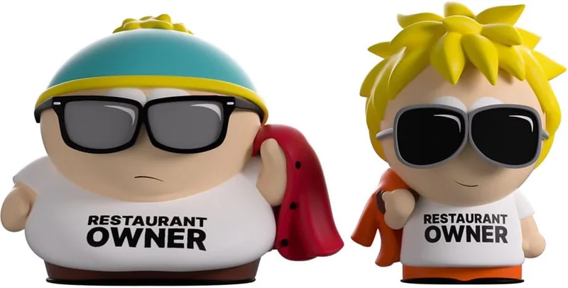 South Park Vinyl Figuur 2-Pack Restaurant Owners 10 cm Beeld by Youtooz in Multicolour – product photo