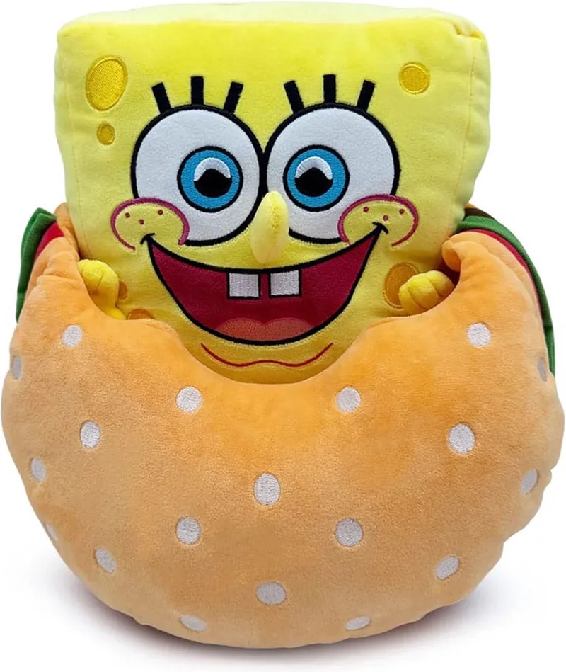 SpongeBob SquarePants Knuffel Figure Krabby Patty 22 cm Knuffeles van Youtooz in Meerkleurig – productfoto