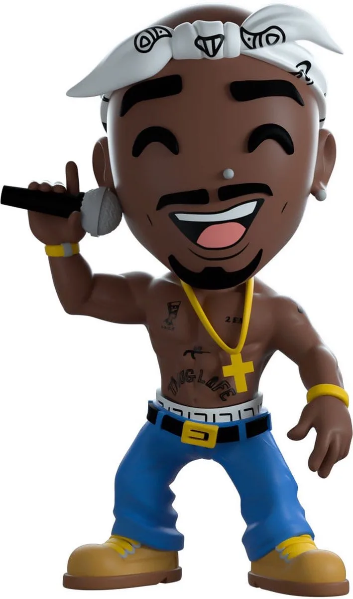 Tupac Shakur Vinyl Figure Tupac 11 cm Beeld van Youtooz in Meerkleurig – productfoto