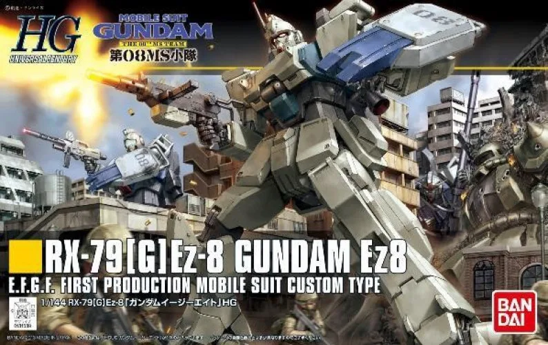 Gundam: High Grade - Gundam EZ8 1:144 Scale Model Kit van Bandai – productfoto