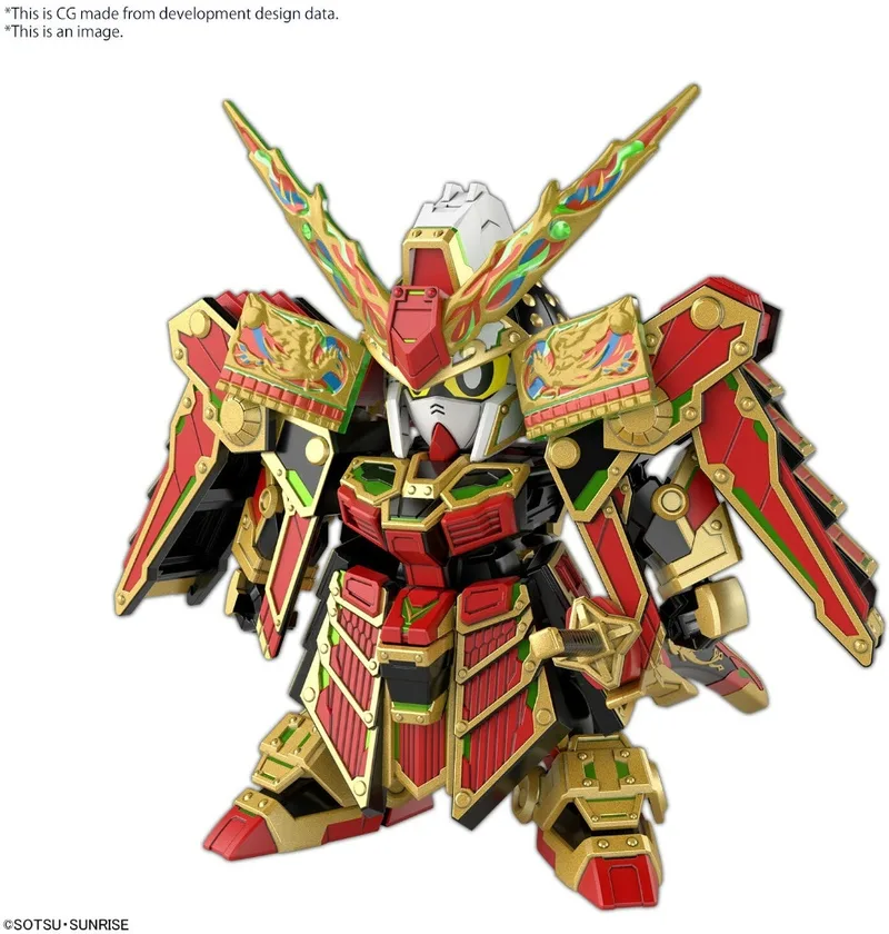 Gundam SD Gundam World Heroes Model Kit - Musha Gundam the 78th van Bandai – productfoto