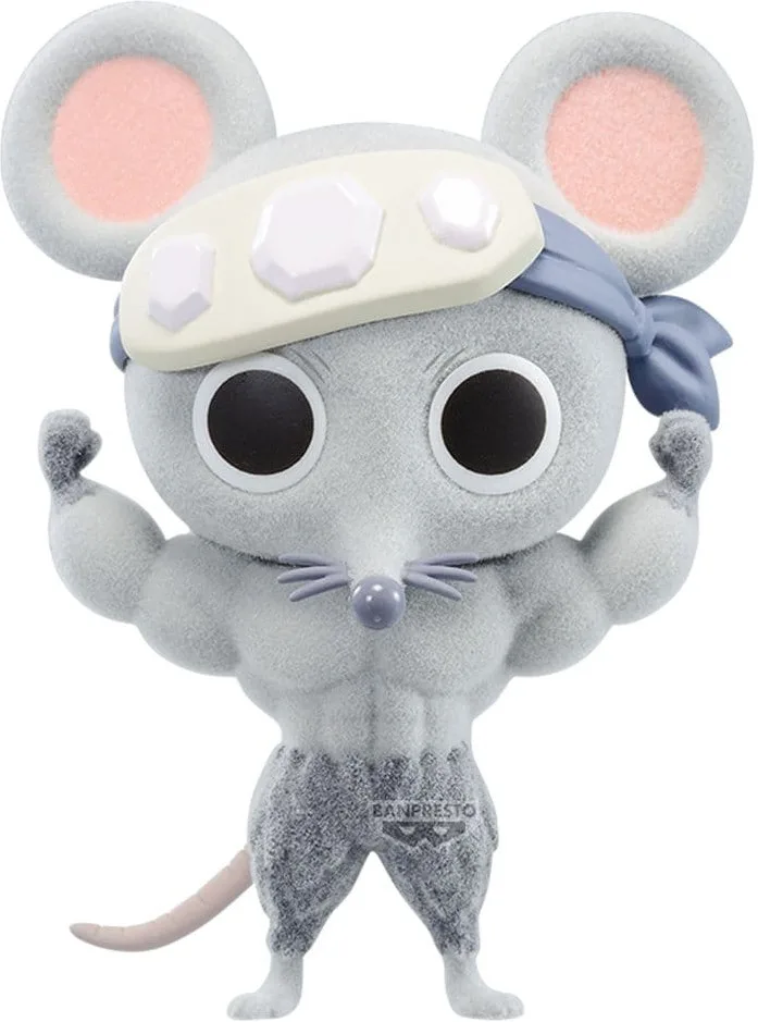 Demon Slayer Kimetsu no Yaiba Fluffy Puffy Figure - Muscular Mice (Ver. A) by Banpresto – product photo