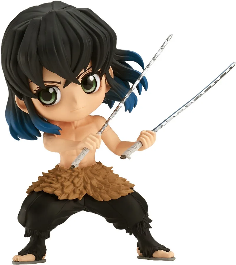 Demon Slayer Kimetsu no Yaiba Qposket - Inosuke Hashibira Battle Stance (Ver. A) van Banpresto – productfoto