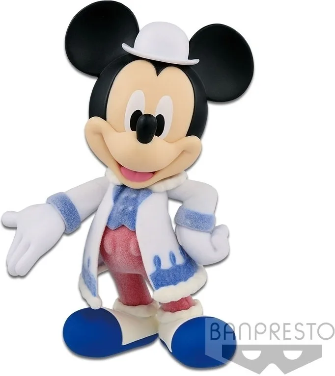 Disney Characters Fluffy Puffy Figure - Mickey (Ver. A) by Banpresto – product photo