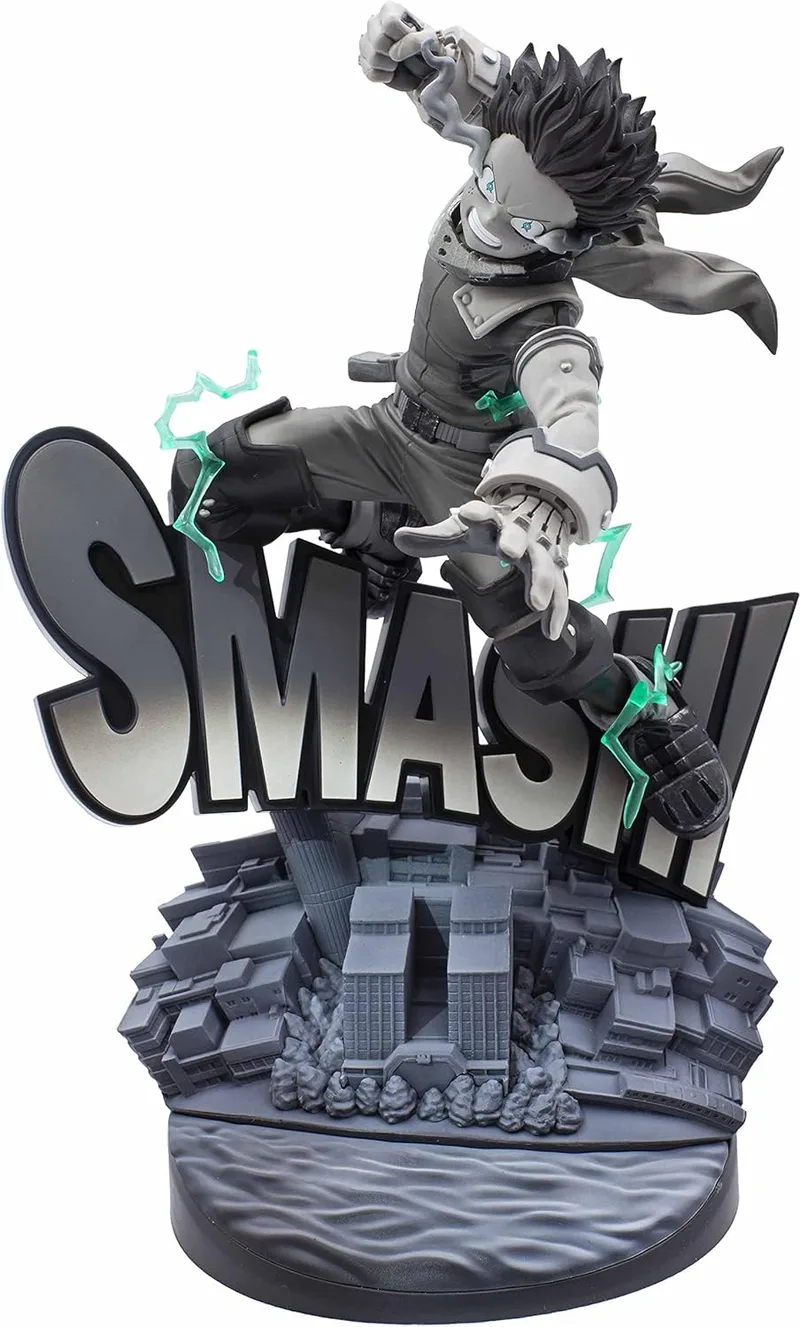 My Hero Academia Dioramatic Figure - Izuku Midoriya (Black & White) van Banpresto – productfoto