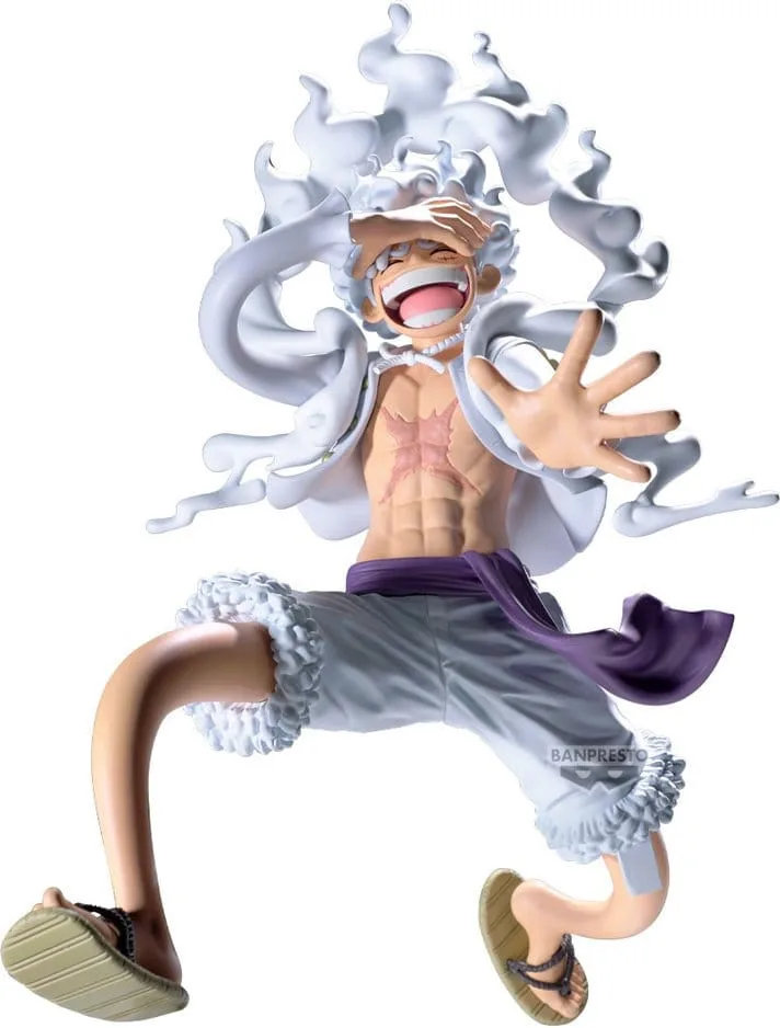 One Piece Grandista Figure - Monkey D. Luffy (Gear 5) III van Banpresto – productfoto