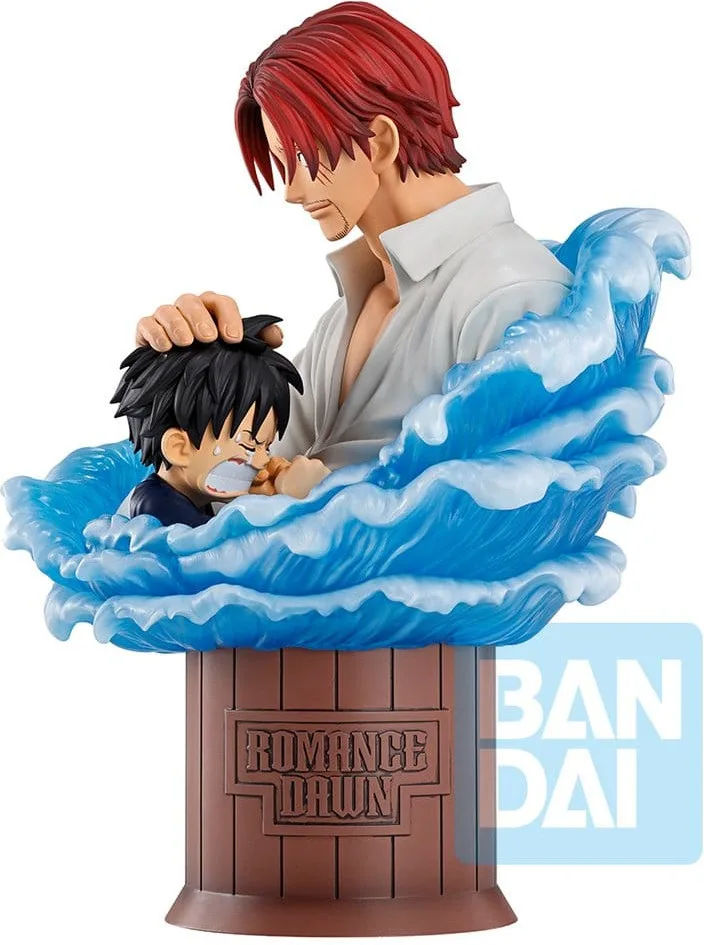 One Piece Ichibansho Figure - Shanks & Luffy van Banpresto – productfoto