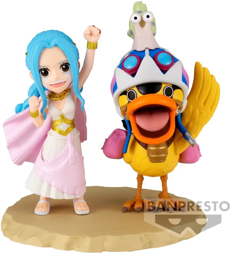 One Piece WCF Log Stories Figure - Nefeltari Vivi & Karoo van Banpresto – productfoto