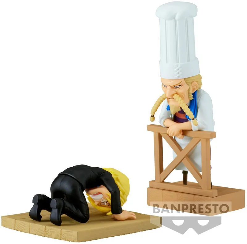 One Piece WCF Log Stories Figure - Sanji & Zeff van Banpresto – productfoto