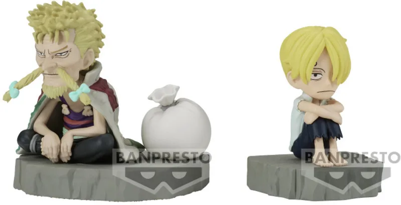 One Piece WCF Log Stories Figure - Sanji & Zeff (Stranded) van Banpresto – productfoto