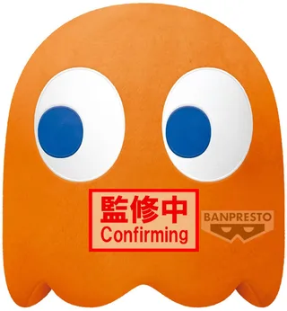 Pac-Man Super Big Pluche 31 cm - Clyde (Orange) van Banpresto – productfoto 1 van 2
