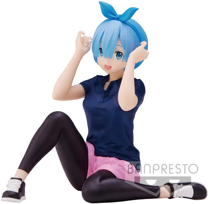 Re:Zero Starting Life in Another World Relax Time Figure - Rem (Training Style version) van Banpresto – productfoto