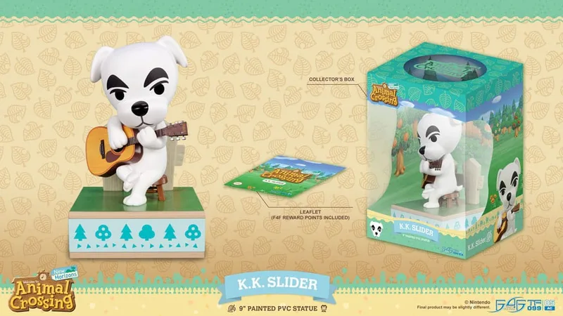 Animal Crossing New Horizons - KK Slider PVC Statue van First 4 Figures – productfoto