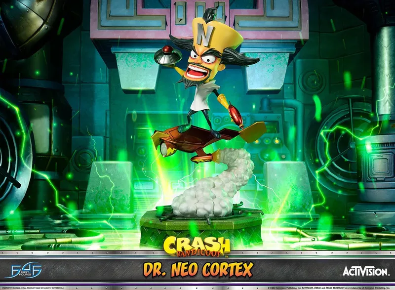 Crash Bandicoot Resin Statue - Dr. Neo Cortex (First 4 Figures) van First 4 Figures – productfoto