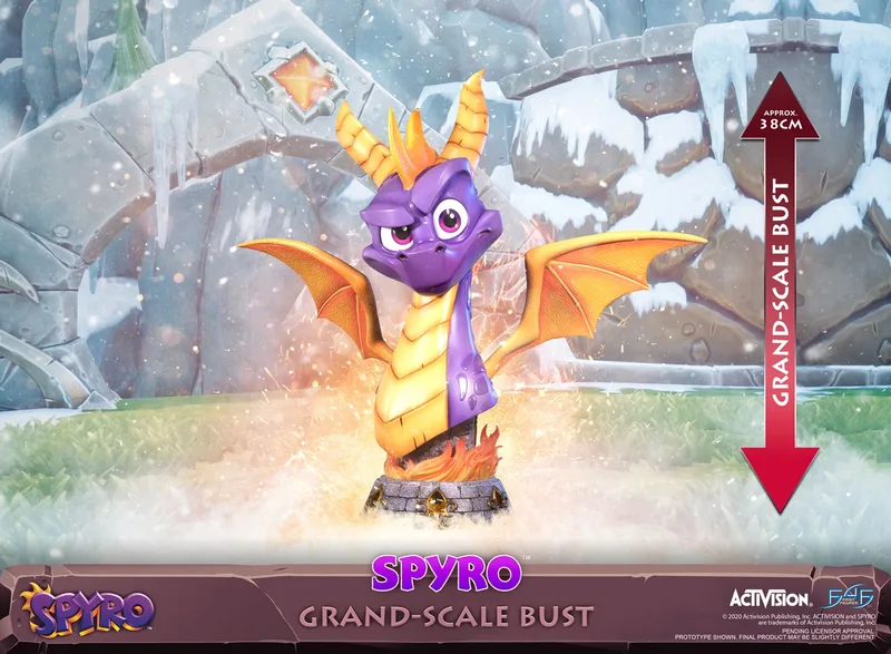 Spyro the Dragon Spyro 15 inch Bust van First 4 Figures – productfoto